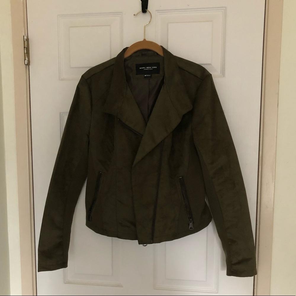 Marc New York Antalya Faux Suede Jacket